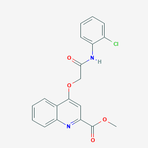 Methyl 4-(2-((2-chlorophenyl)amino)-2-oxoethoxy)quinoline-2-carboxylate