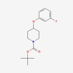 molecular formula C16H22FNO3 B2577684 Tert-butyl 4-(3-fluorophenoxy)piperidine-1-carboxylate CAS No. 920511-29-1