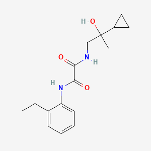molecular formula C16H22N2O3 B2577697 N1-(2-cyclopropyl-2-hydroxypropyl)-N2-(2-ethylphenyl)oxalamide CAS No. 1286722-16-4