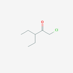 molecular formula C7H13ClO B2577702 1-Chloro-3-ethylpentan-2-one CAS No. 54034-93-4