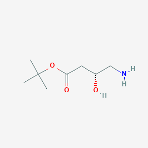 molecular formula C8H17NO3 B2577709 Tert-butyl (3R)-4-amino-3-hydroxybutanoate CAS No. 1882884-39-0