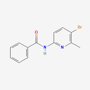 molecular formula C13H11BrN2O B2577742 N-(5-bromo-6-methylpyridin-2-yl)benzamide CAS No. 638140-96-2