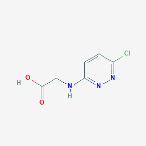 molecular formula C6H6ClN3O2 B2577767 [(6-氯吡哒嗪-3-基)氨基]乙酸 CAS No. 17284-99-0