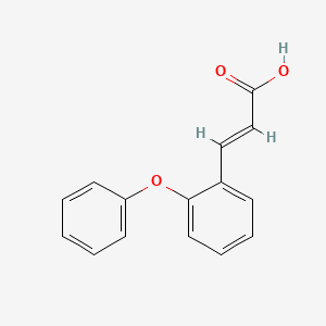 molecular formula C15H12O3 B2577775 3-(2-Phenoxyphenyl)acrylic acid CAS No. 95433-16-2