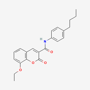 N-(4-butylphenyl)-8-ethoxy-2-oxo-2H-chromene-3-carboxamide