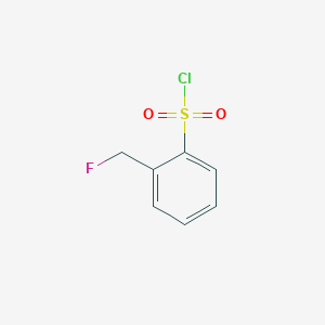 molecular formula C7H6ClFO2S B2577804 2-(Fluoromethyl)benzene-1-sulfonyl chloride CAS No. 1783925-97-2