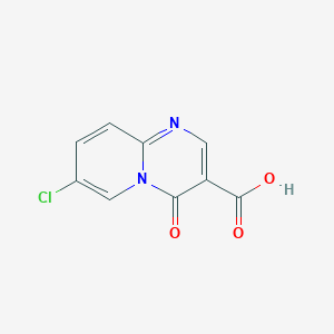 molecular formula C9H5ClN2O3 B2577904 7-chloro-4-oxo-4H-pyrido[1,2-a]pyrimidine-3-carboxylic acid CAS No. 217181-68-5