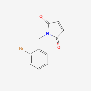 molecular formula C11H8BrNO2 B2577922 1-(2-Bromobenzyl)-1H-pyrrole-2,5-dione CAS No. 140480-93-9