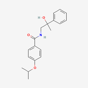 molecular formula C19H23NO3 B2577941 N-(2-hydroxy-2-phenylpropyl)-4-isopropoxybenzamide CAS No. 1351613-18-7