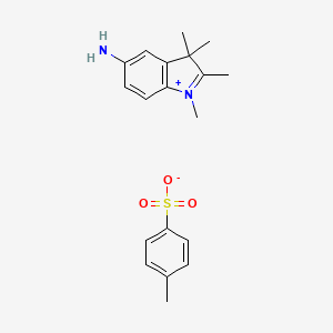 B2577956 5-amino-1,2,3,3-tetramethyl-3H-indol-1-ium 4-methylbenzene-1-sulfonate CAS No. 364372-16-7