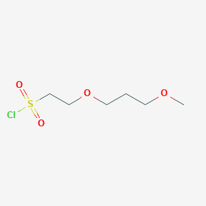 molecular formula C6H13ClO4S B2578016 2-(3-甲氧基丙氧基)乙磺酰氯 CAS No. 1339155-90-6