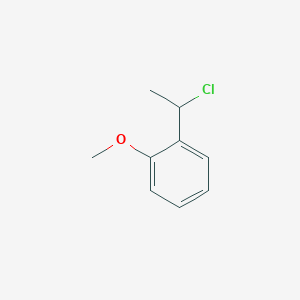 molecular formula C9H11ClO B2578022 1-(1-Chloroethyl)-2-methoxybenzene CAS No. 128094-95-1