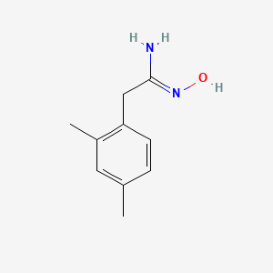 molecular formula C10H14N2O B2578044 2-(2,4-dimethylphenyl)-N'-hydroxyethanimidamide CAS No. 885957-81-3