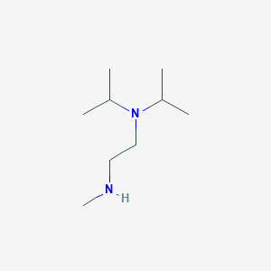 molecular formula C9H22N2 B2578067 2-[双(丙-2-基)氨基]乙基(甲基)胺 CAS No. 98948-62-0