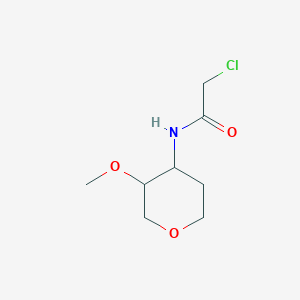 2-Chloro-N-(3-methoxyoxan-4-yl)acetamide