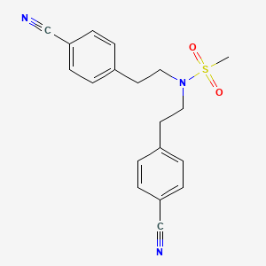 N,N-Bis(4-cyanophenethyl)methanesulfonamide