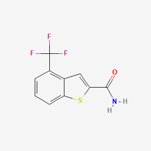 4-(Trifluoromethyl)benzo[b]thiophene-2-carboxamide