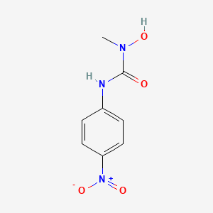 molecular formula C8H9N3O4 B2578110 N-hydroxy-N-methyl-N'-(4-nitrophenyl)urea CAS No. 28267-57-4
