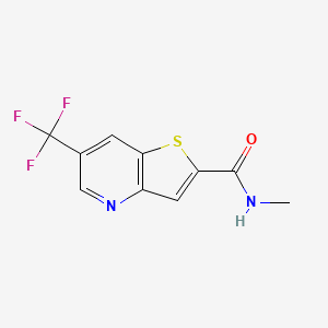N-methyl-6-(trifluoromethyl)thieno[3,2-b]pyridine-2-carboxamide