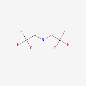 molecular formula C5H7F6N B2578137 Methyl bis(2,2,2-trifluoroethyl)amine CAS No. 111016-65-0