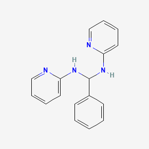 molecular formula C17H16N4 B2578144 N-(苯基(2-吡啶氨基)甲基)-N-(2-吡啶基)胺 CAS No. 41855-95-2