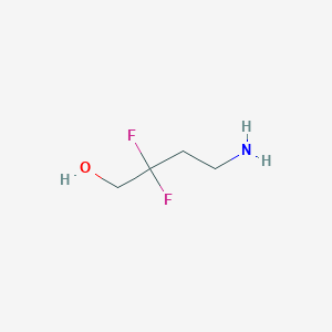 molecular formula C4H9F2NO B2578160 4-氨基-2,2-二氟丁醇 CAS No. 2358038-28-3