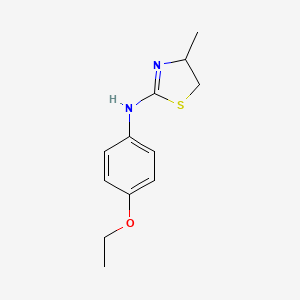 molecular formula C12H16N2OS B2578172 N-(4-乙氧基苯基)-4-甲基-4,5-二氢-1,3-噻唑-2-胺 CAS No. 565196-33-0
