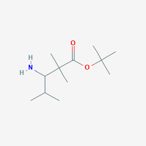 Tert-butyl 3-amino-2,2,4-trimethylpentanoate