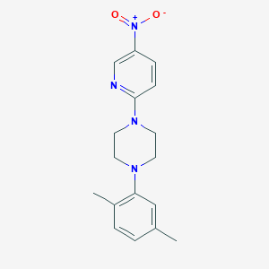 molecular formula C17H20N4O2 B2578214 1-(2,5-Dimethylphenyl)-4-(5-nitropyridin-2-yl)piperazine CAS No. 400088-94-0