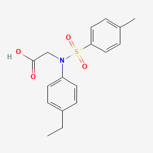 N-(4-ethylphenyl)-N-[(4-methylphenyl)sulfonyl]glycine