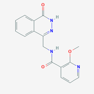 molecular formula C16H14N4O3 B2578246 2-methoxy-N-((4-oxo-3,4-dihydrophthalazin-1-yl)methyl)nicotinamide CAS No. 1226453-17-3