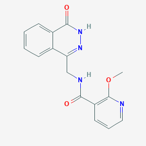 molecular formula C16H14N4O3 B2578246 2-甲氧基-N-((4-氧代-3,4-二氢酞嗪-1-基)甲基)烟酰胺 CAS No. 1226453-17-3