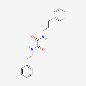 molecular formula C19H22N2O2 B2578259 N1-phenethyl-N2-(3-phenylpropyl)oxalamide CAS No. 923220-45-5