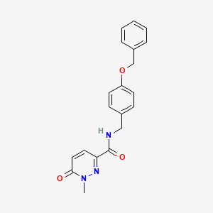 N-(4-(benzyloxy)benzyl)-1-methyl-6-oxo-1,6-dihydropyridazine-3-carboxamide