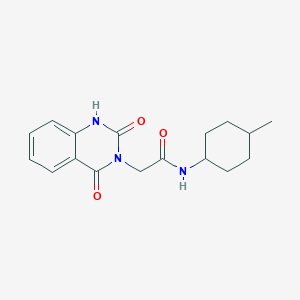 molecular formula C17H21N3O3 B2578347 2-(2,4-dioxo-1H-quinazolin-3-yl)-N-(4-methylcyclohexyl)acetamide CAS No. 896381-84-3
