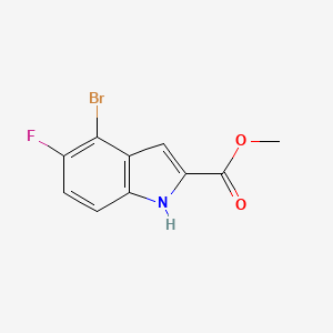 Methyl 4-bromo-5-fluoro-1H-indole-2-carboxylate