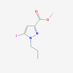 Methyl 5-iodo-1-propylpyrazole-3-carboxylate