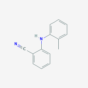 molecular formula C14H12N2 B2578476 2-[(2-甲基苯基)氨基]苯甲腈 CAS No. 52577-72-7