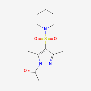 1-Acetyl-3,5-dimethyl-4-(piperidylsulfonyl)pyrazole