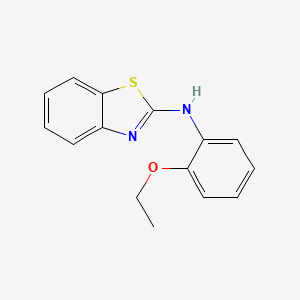 molecular formula C15H14N2OS B2578516 N-(2-ethoxyphenyl)-1,3-benzothiazol-2-amine CAS No. 379729-89-2