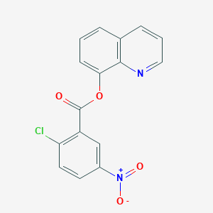Quinolin-8-yl 2-chloro-5-nitrobenzoate