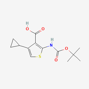 2-t-Butoxycarbonylamino-4-cyclopropylthiophene-3-carboxylic acid