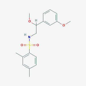 B2578567 N-(2-methoxy-2-(3-methoxyphenyl)ethyl)-2,4-dimethylbenzenesulfonamide CAS No. 1797880-17-1