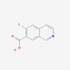 molecular formula C10H6FNO2 B2578636 6-Fluoroisoquinoline-7-carboxylic acid CAS No. 2361634-92-4