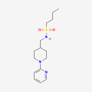 N-((1-(pyridin-2-yl)piperidin-4-yl)methyl)butane-1-sulfonamide