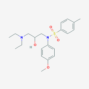 molecular formula C21H30N2O4S B2578719 N-(3-(diethylamino)-2-hydroxypropyl)-N-(4-methoxyphenyl)-4-methylbenzenesulfonamide CAS No. 1040642-72-5