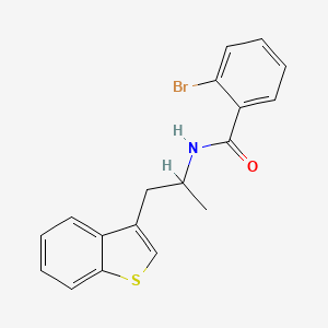 N-(1-(benzo[b]thiophen-3-yl)propan-2-yl)-2-bromobenzamide