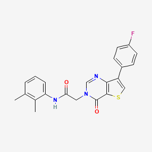 N-(2,3-dimethylphenyl)-2-[7-(4-fluorophenyl)-4-oxothieno[3,2-d]pyrimidin-3(4H)-yl]acetamide