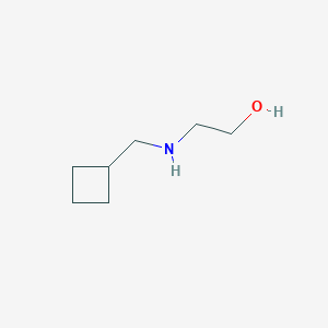 molecular formula C7H15NO B2578778 2-((Cyclobutylmethyl)amino)ethanol CAS No. 557769-94-5
