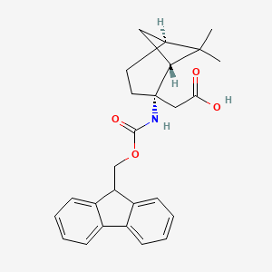 N-Fmoc-[(1R,2S,5S)-2-amino-6,6-dimethylbicyclo[3.1.1]hept-2-yl]acetic acid